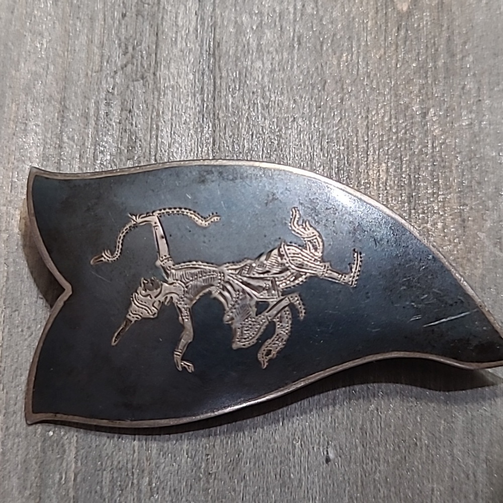 Vintage Siam Silver Pin